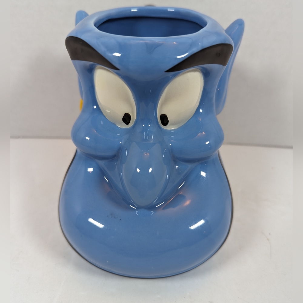 Disney Aladdin Genie Face Head Figure Ceramic Mug 3D Coffee